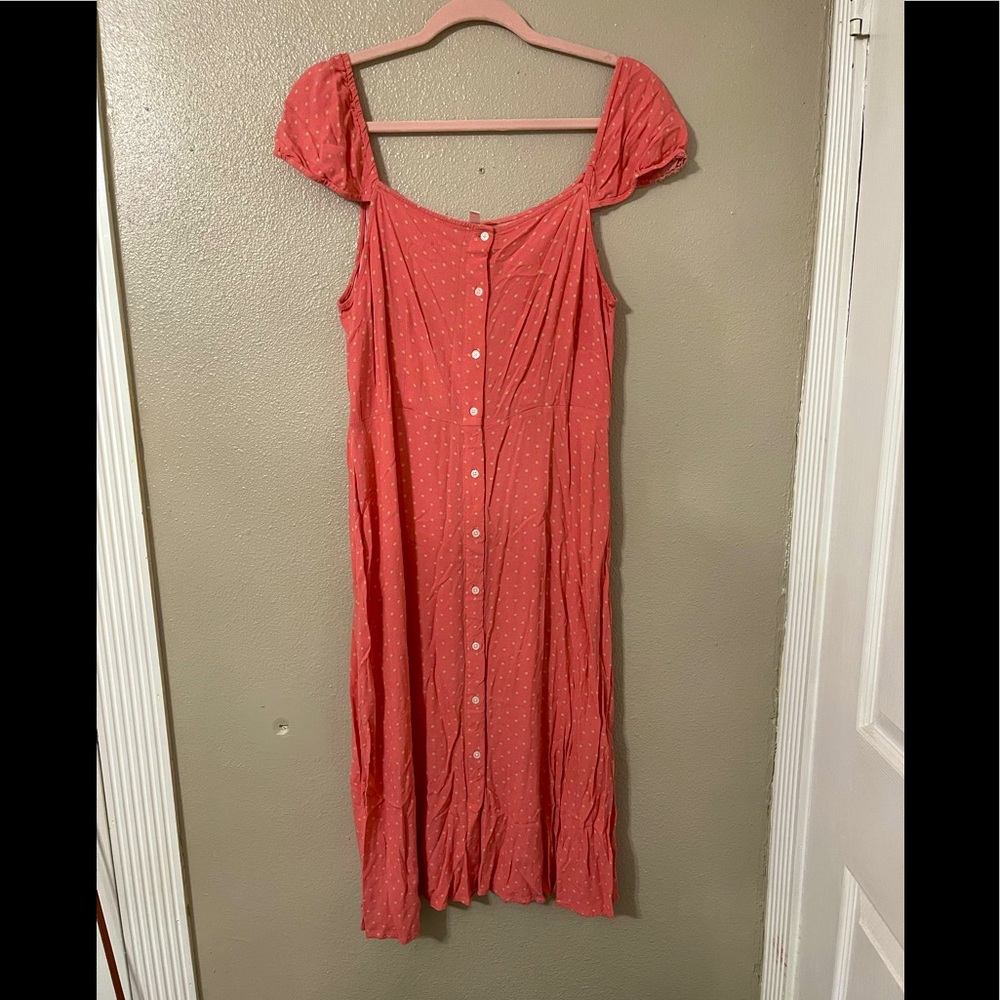 Target Xhilaration pink midi dress